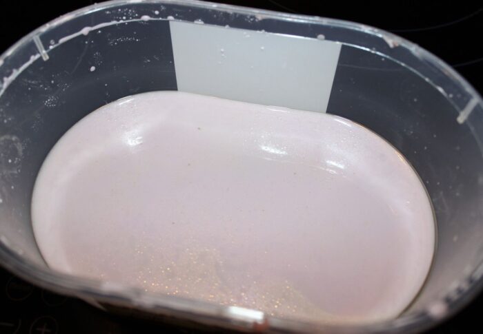 Essai de pate à slime