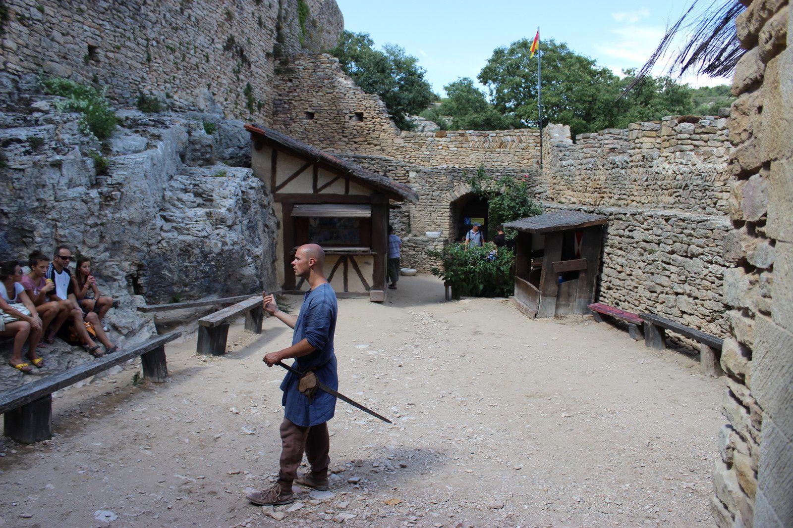 La forteresse de Mornas
