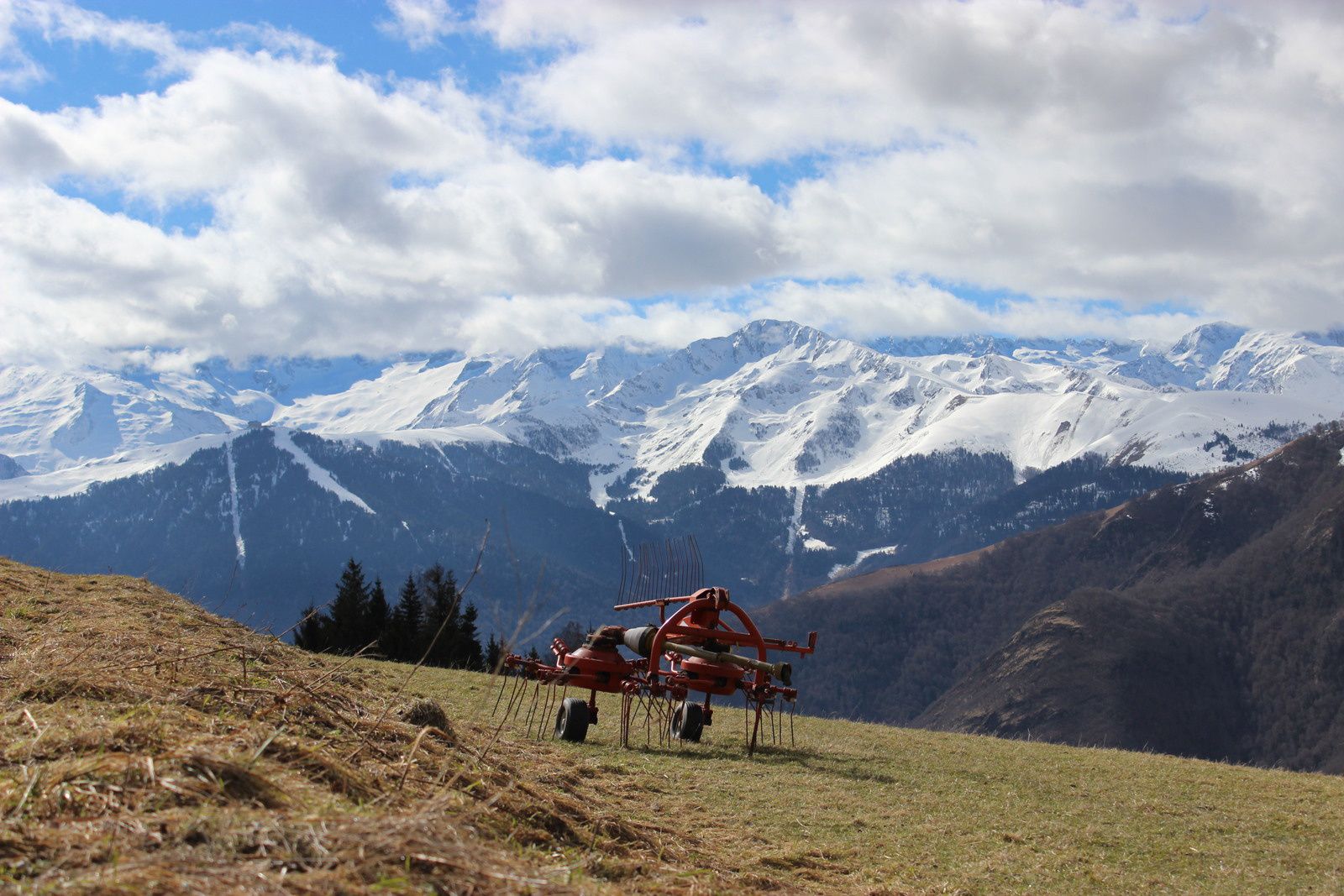 Montée à la cabane de Saunères