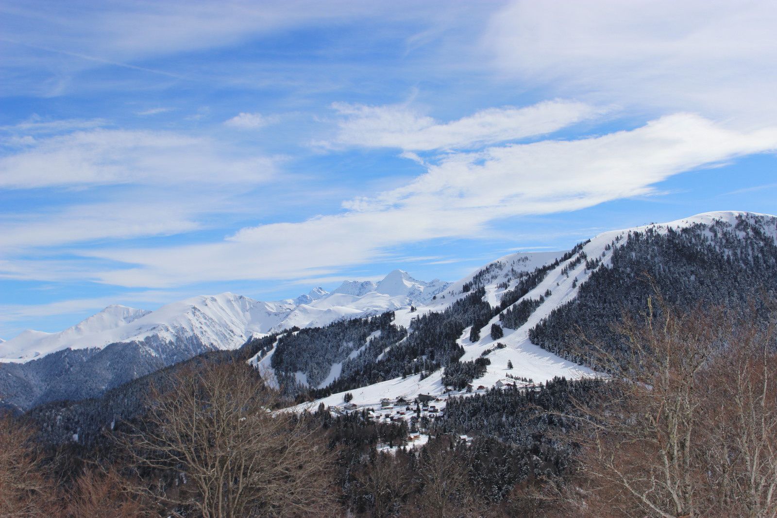 Col de Menté et refuge du Larreix