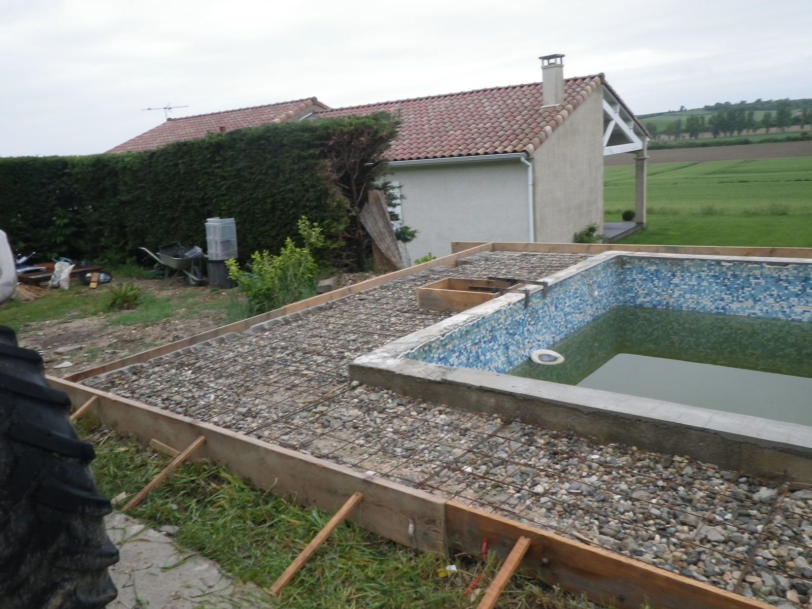 Fermeture de l'abri piscine