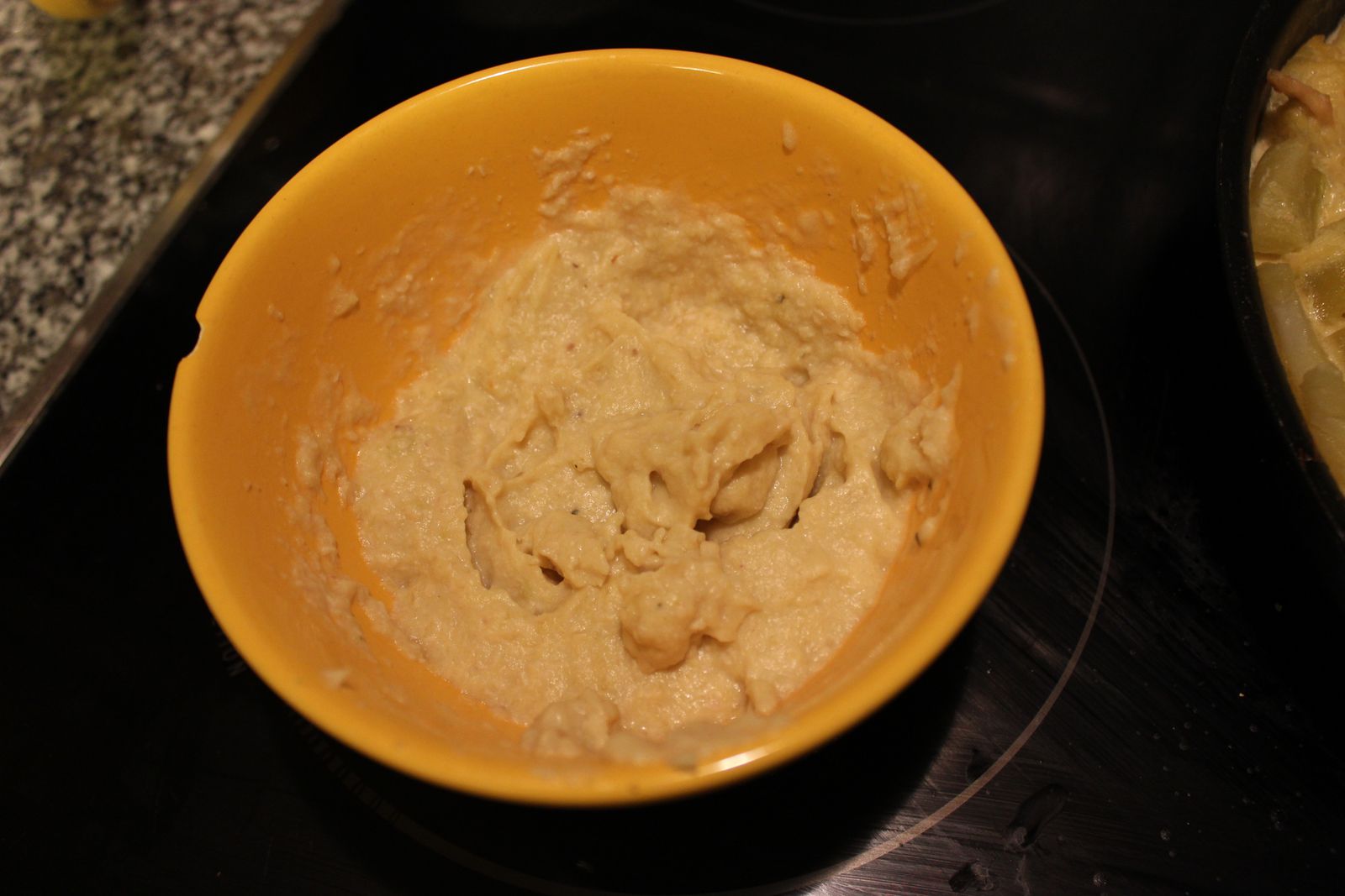 Purée/poêllée de courgettes au poulet