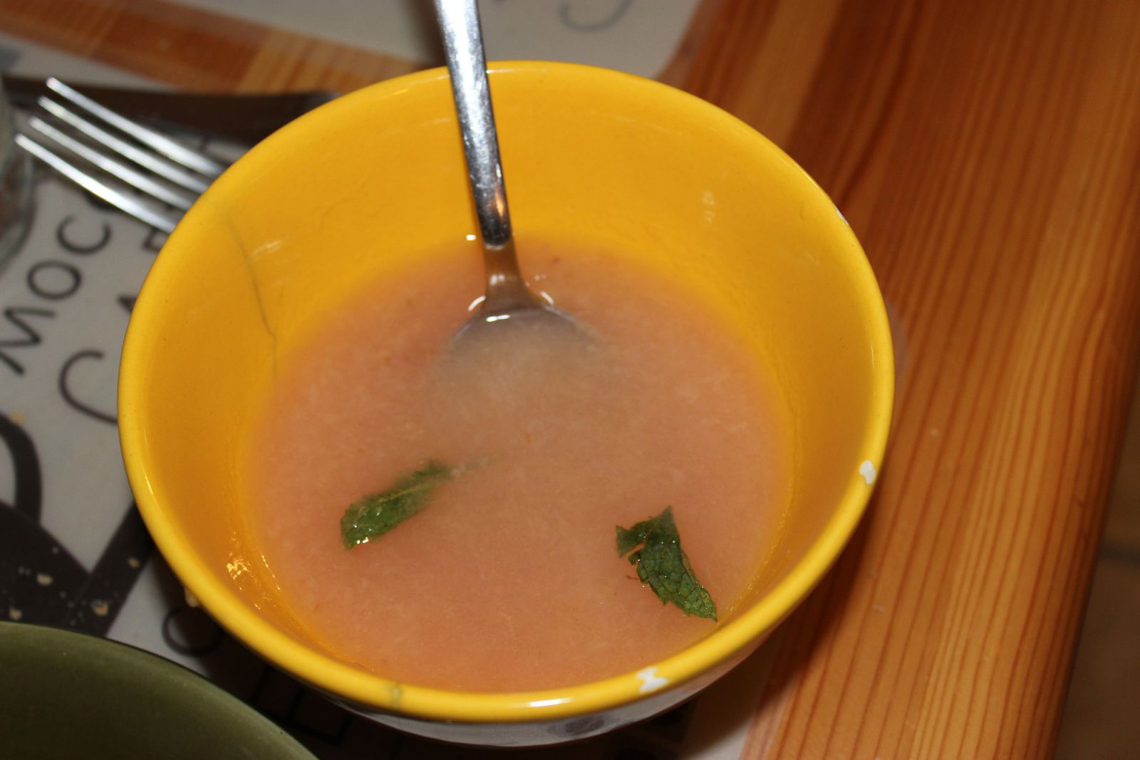 Soupe de pêches