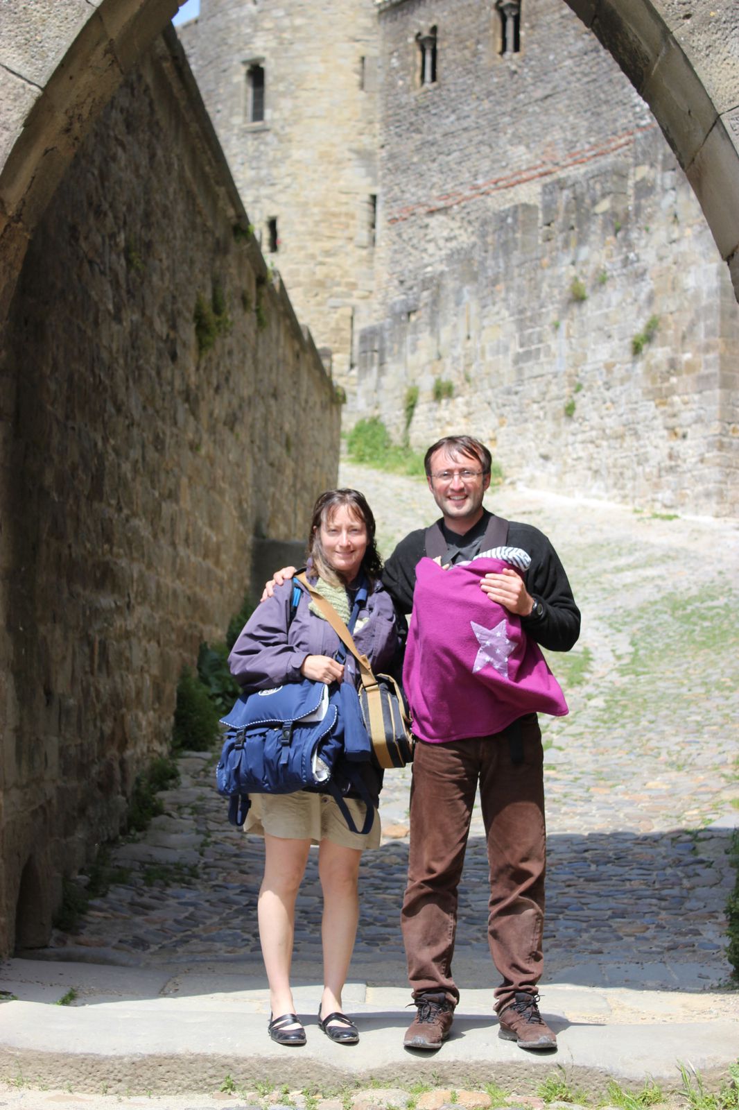 Esteban découvre la Cité de Carcassonne