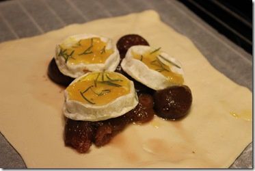 Feuilleté chèvre et figues