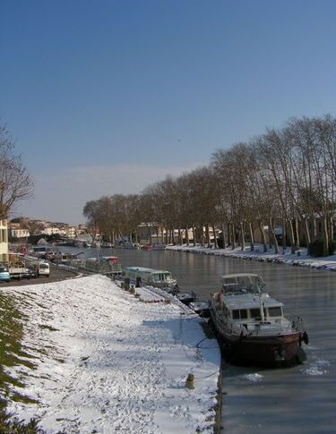 Grand froid sur Castelnaudary