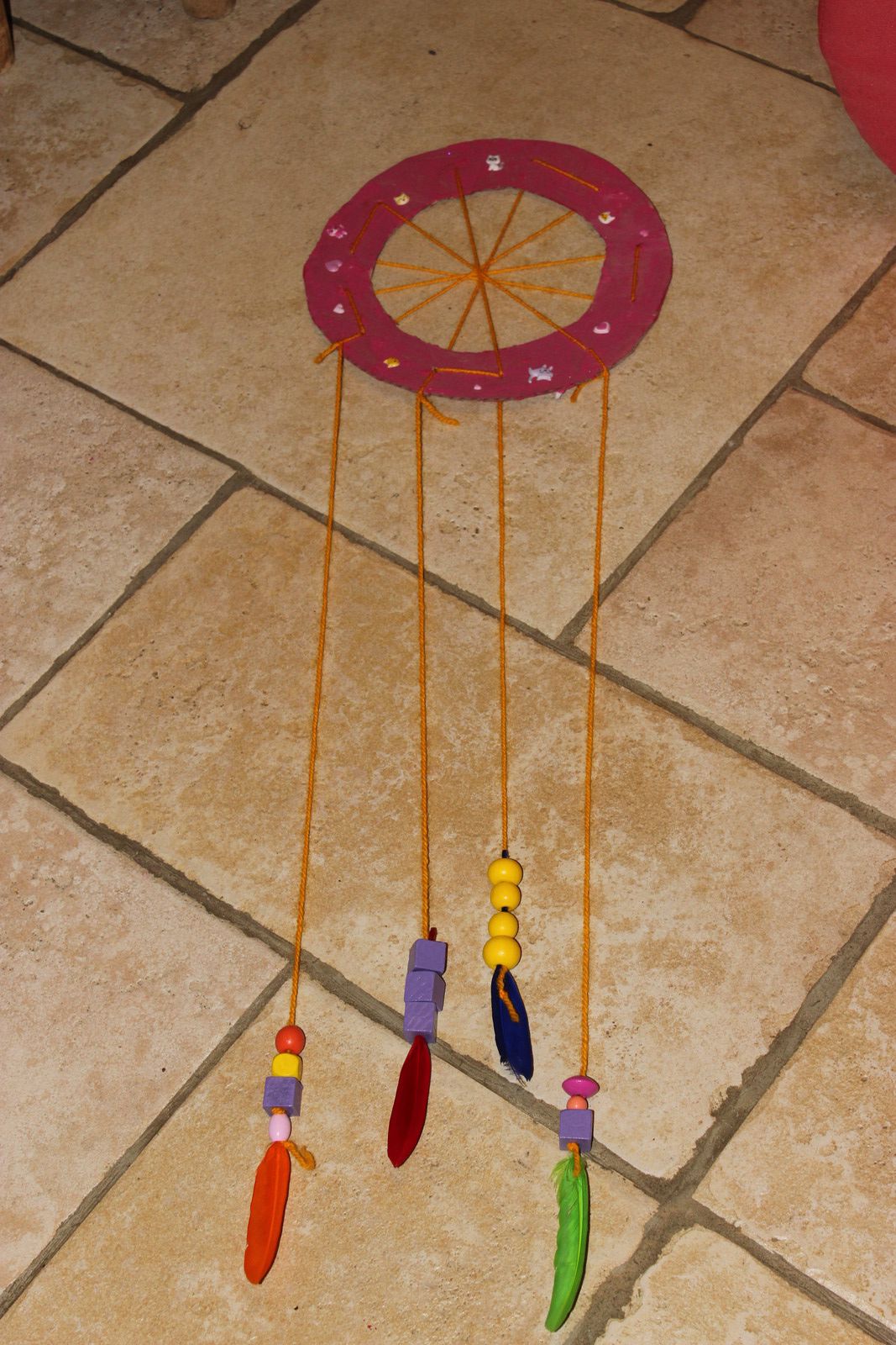 Fabrication d'un attrape rêve