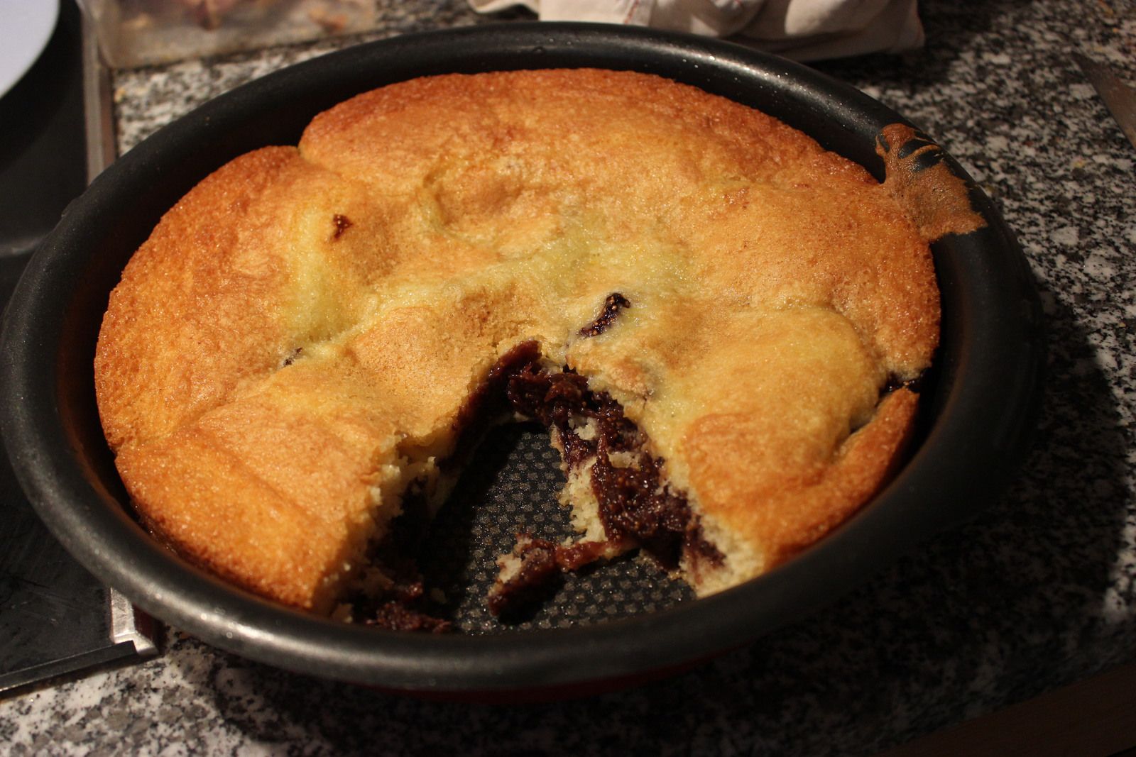 Gateau au yaourt et à la confiture de figues