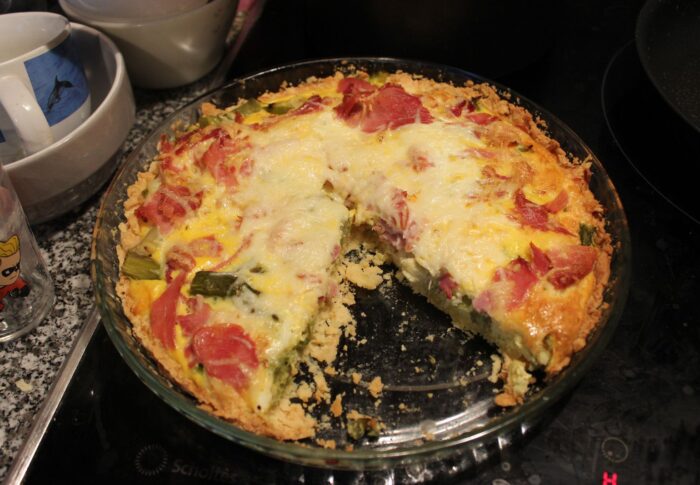 Tarte aux asperges