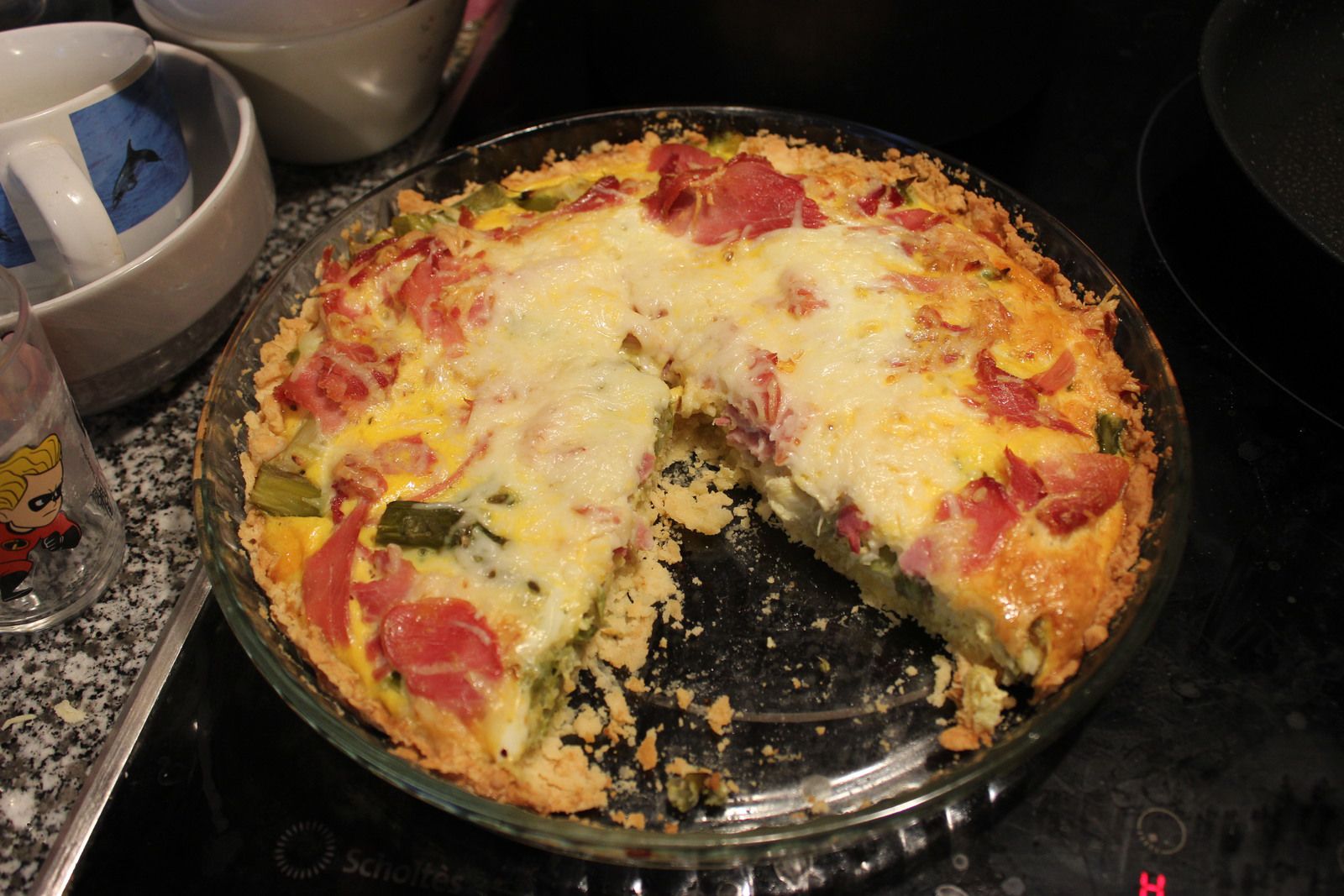 Tarte aux asperges