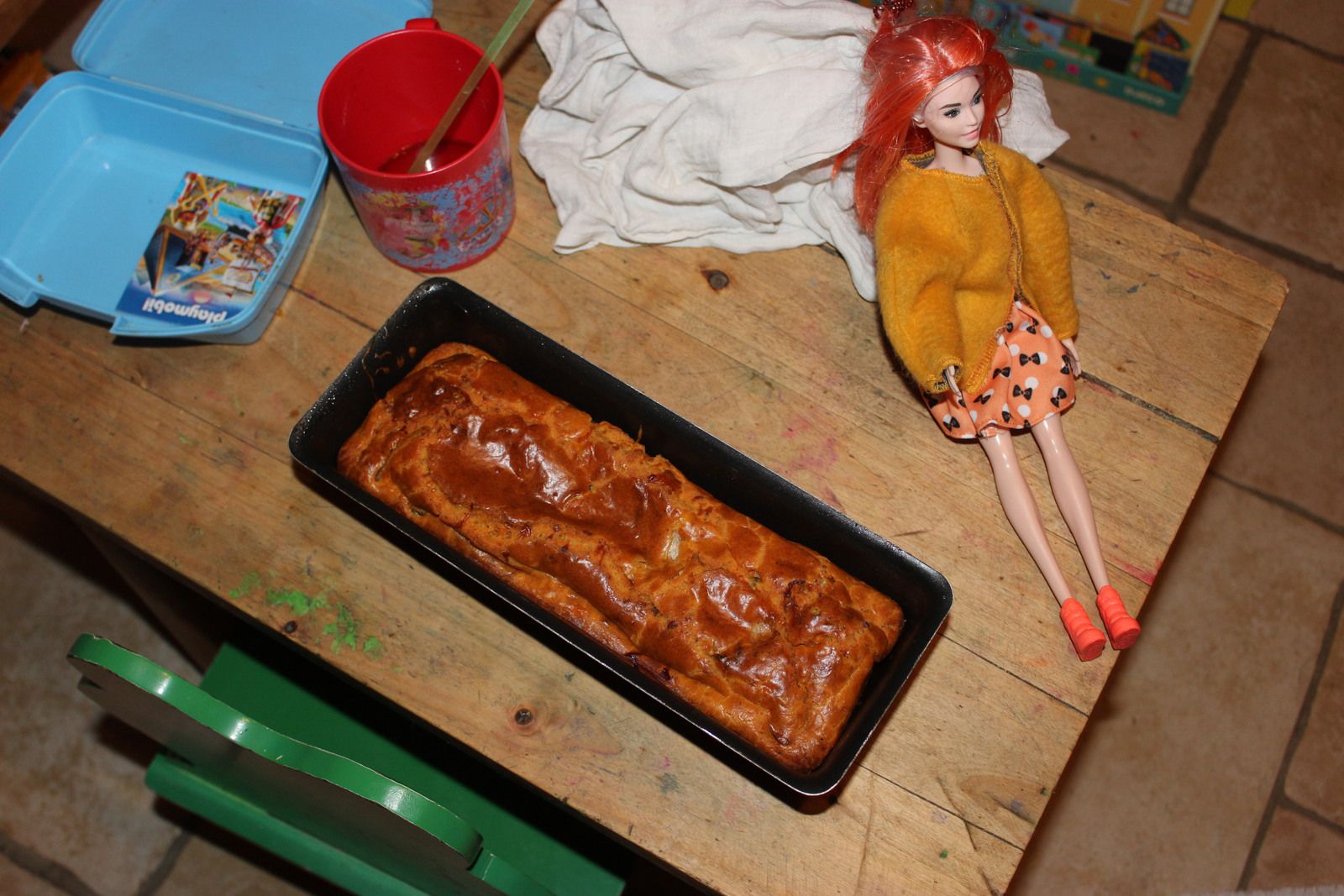 cake salé aux tomates