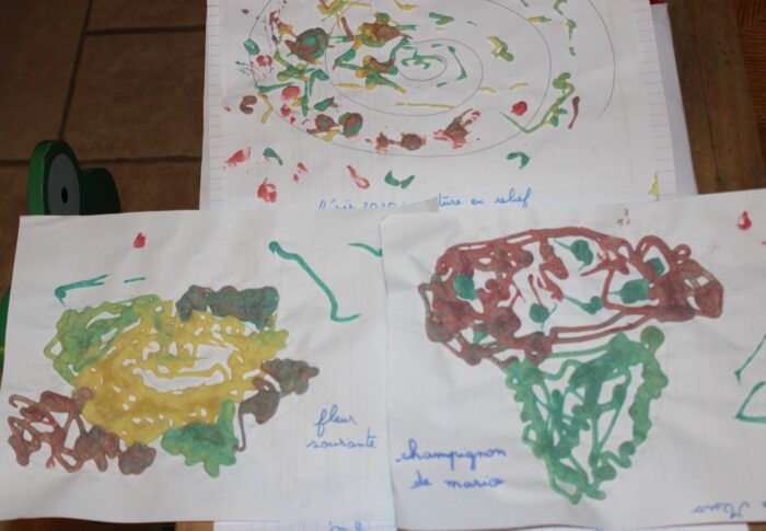 Peinture en relief