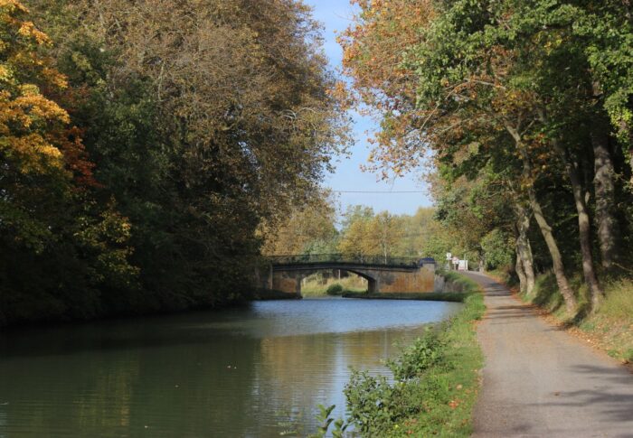 Le canal du midi d’Avignonet à Port Lauragais en automne