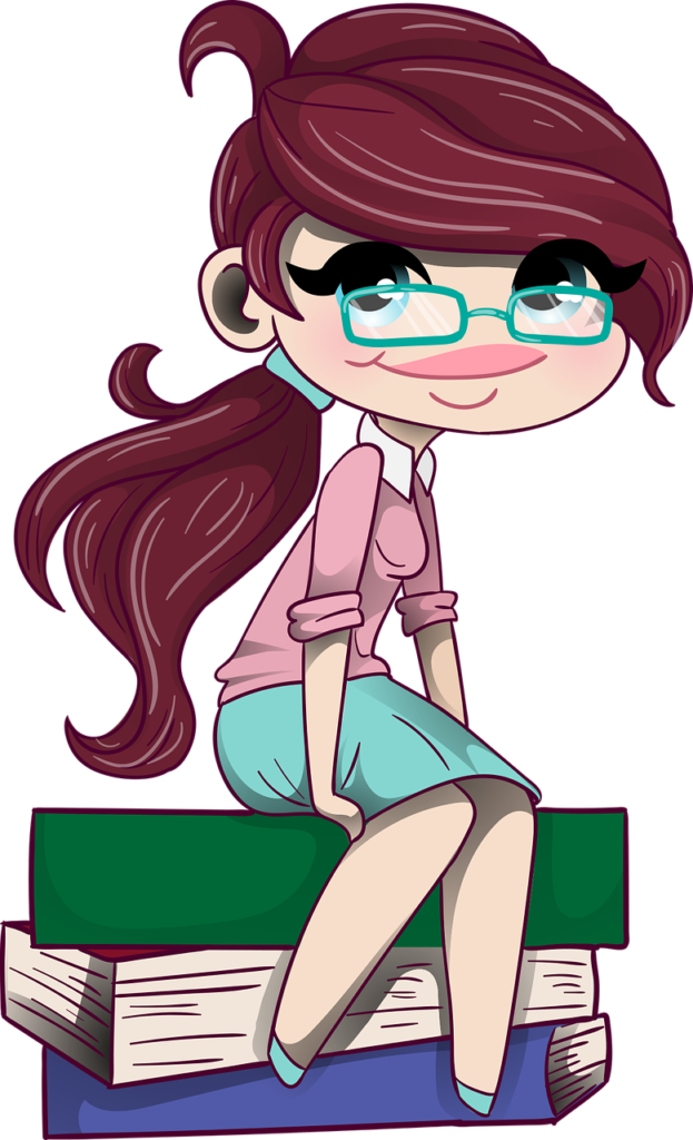 Teenager Books Cute Nerdy Girl - GraphicMama-team / Pixabay